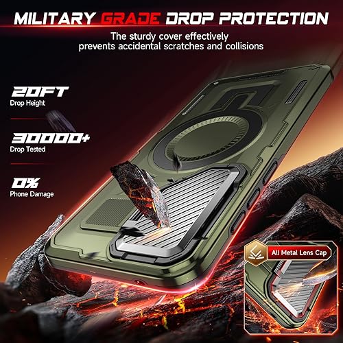 Miniatura 7 de LeYi Funda para teléfono Galaxy A35-5G Protector de pantalla Galaxy A35 5G con protector de pantalla de vidrio templado 3PCS