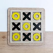 MarvelStore Kids Wooden Fun Fidget Toys for 5 Years Old and Above Boys Girls (Multi) (Tic Tac Toe (XOXO Borad))