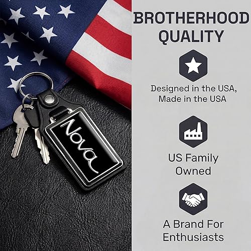Vista 7 de Brotherhood 1981-1988 Compatible with Blazer K5 Emblem Design Keychain Key Holder Key Ring