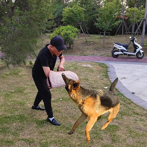 Miniatura 6 de Manga para mordeduras de perro, brazo de entrenamiento, yute, masticable, juguete para K9, trabajo perro, pitbull, pastor alemán, cachorros, perros