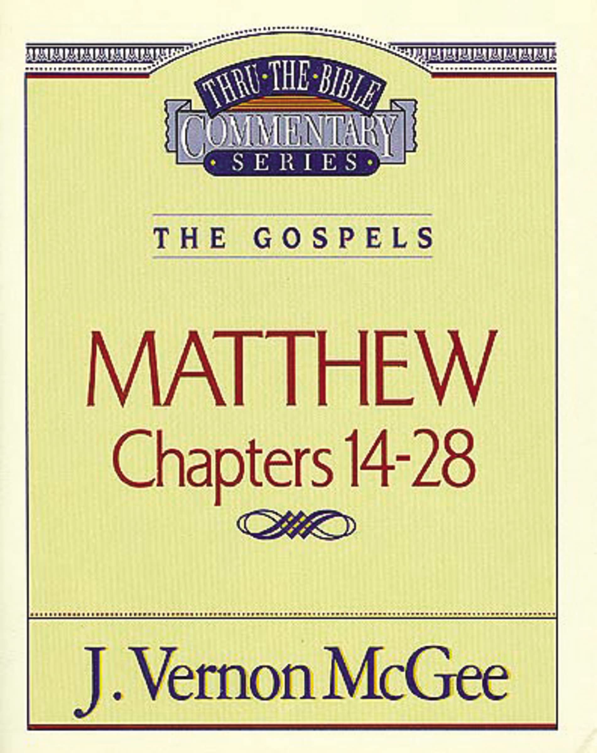 Thru the Bible Vol. 35: The Gospels (Matthew 14-28): The Gospels (Matthew 14-28): 35 (Supersaver)