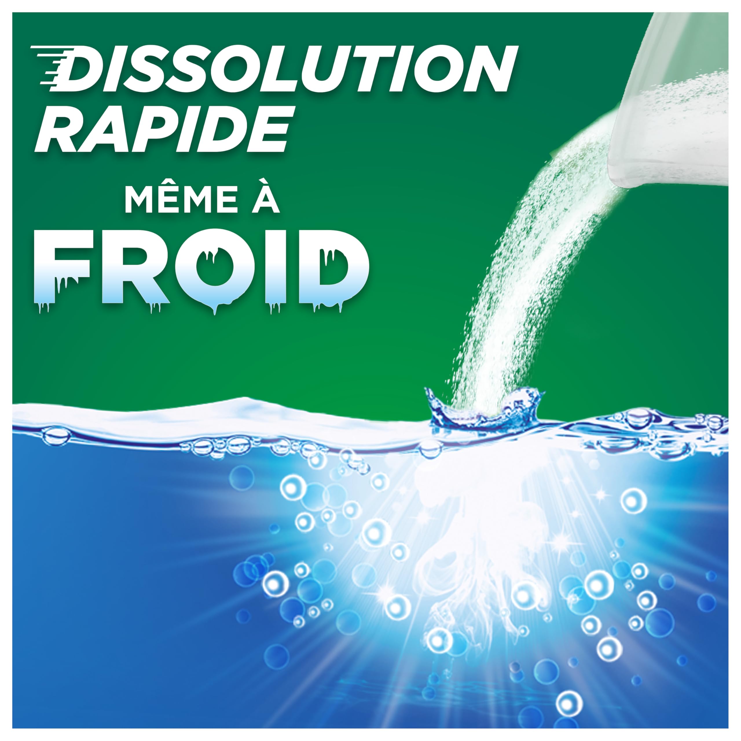 Ariel Original, Lessive en Poudre, 65 Lavages (3.7kg), Action Détachante En 1 Seul Lavage, Dissolution Rapide Même à Froid, Fabriqué en France