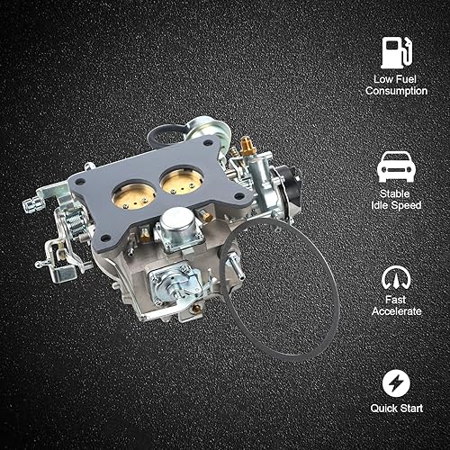 Miniatura 4 de Carburador de 2 barriles Carb 2100 2150 para Ford 289 302 351 Cu Jeep Engine F100 F250 F350 con estrangulador eléctrico Motorcraft 2150