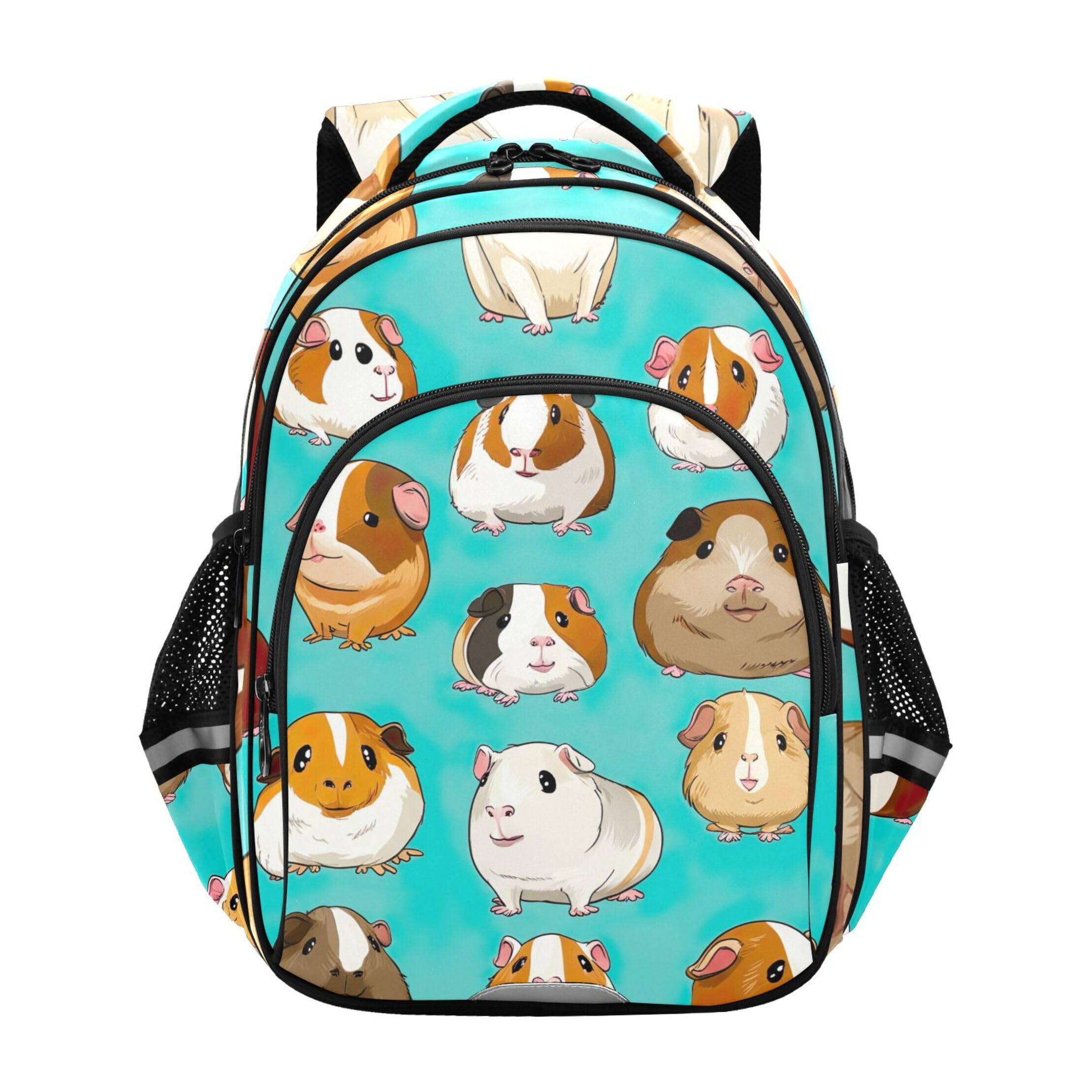 Joisal Cute Colorful Guinea Pig Backpack Kids Girls Boys Toddlers Personalized Animal Print School Bag, Medium