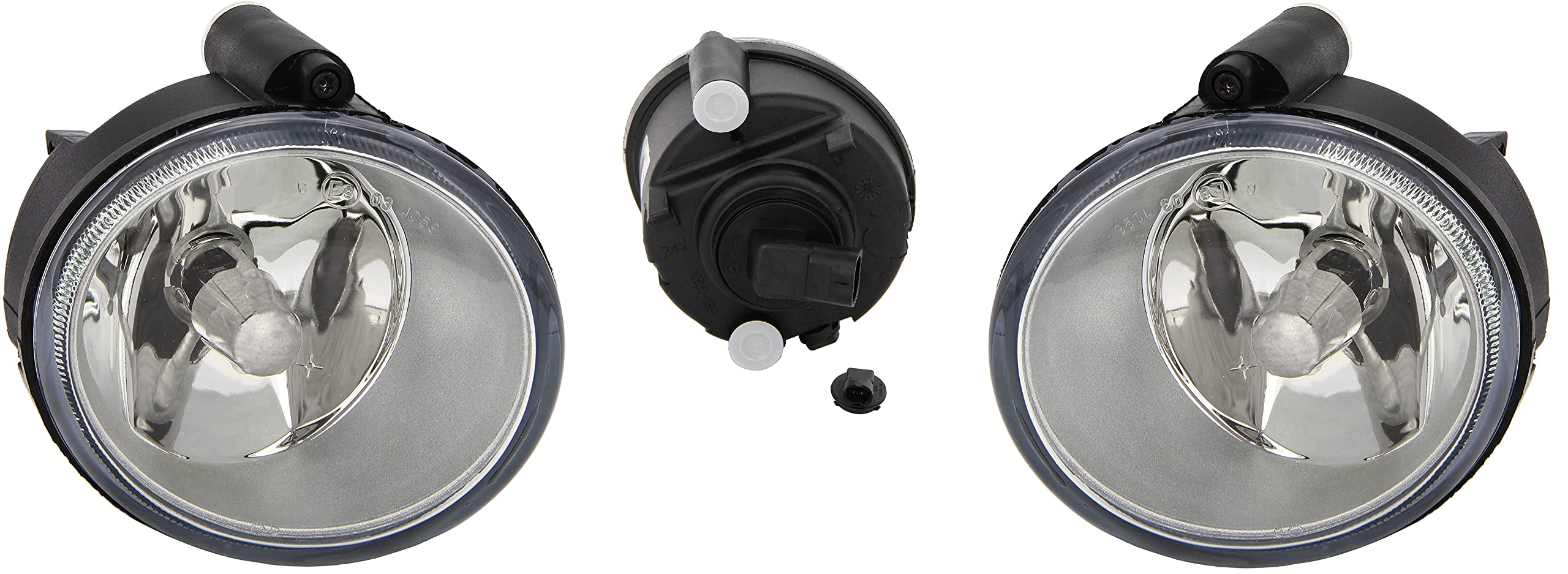 SET 2 Faro Fanale Proiettore Fendinebbia Sinistro Destro Compatibile Per Trafic Vivaro Primastar Kanggo Twingo Lampadina Alogena H1 Fanalino Faretto Antinebbia Anteriore