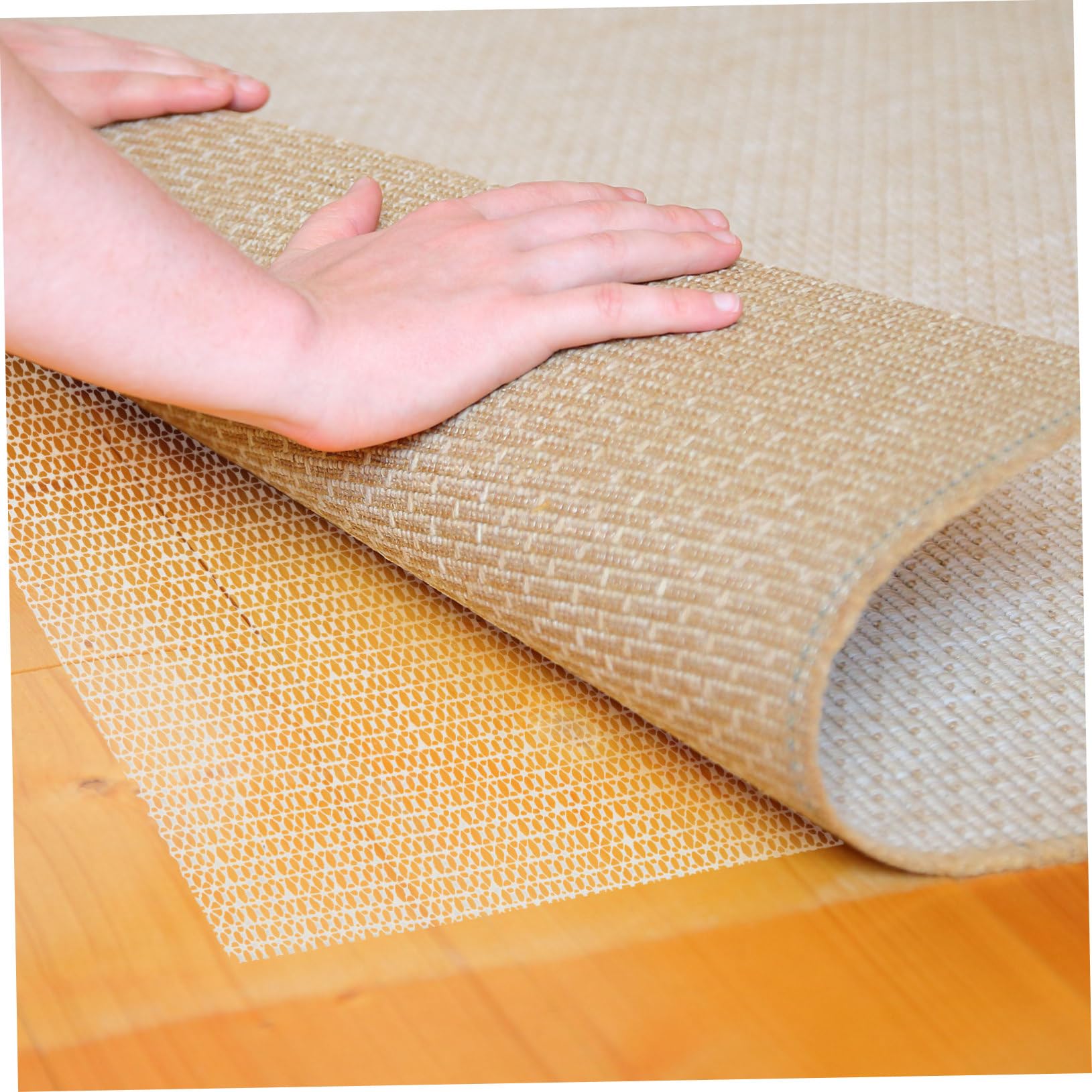 Tapis Antidérapant pour Protection Parquet sous-Tapis PVC Antidérapant Sécurité Renforcée Et Protection Longue Durée des Sols