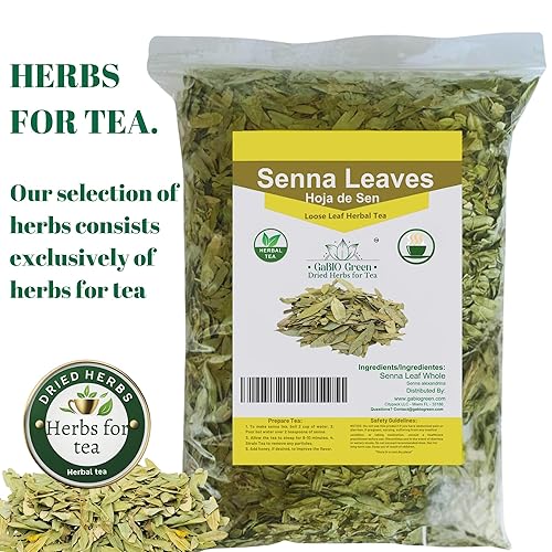 Miniatura 2 de Hojas naturales de senna hojas de hojas sen, hojas secas de hierbas senna, hojas crudas de senna, hierbas cortadas y tamizadas, sin OMG, sin gluten,