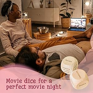 STOFINITY Date Night Dice Game for Adults - Food Decider Dice Games for Date Night Gifts Ideas, Christmas Couple Gifts for Him and Her, Dinner Decision Dice Funny Valentines Day Gifts for Boyfriend