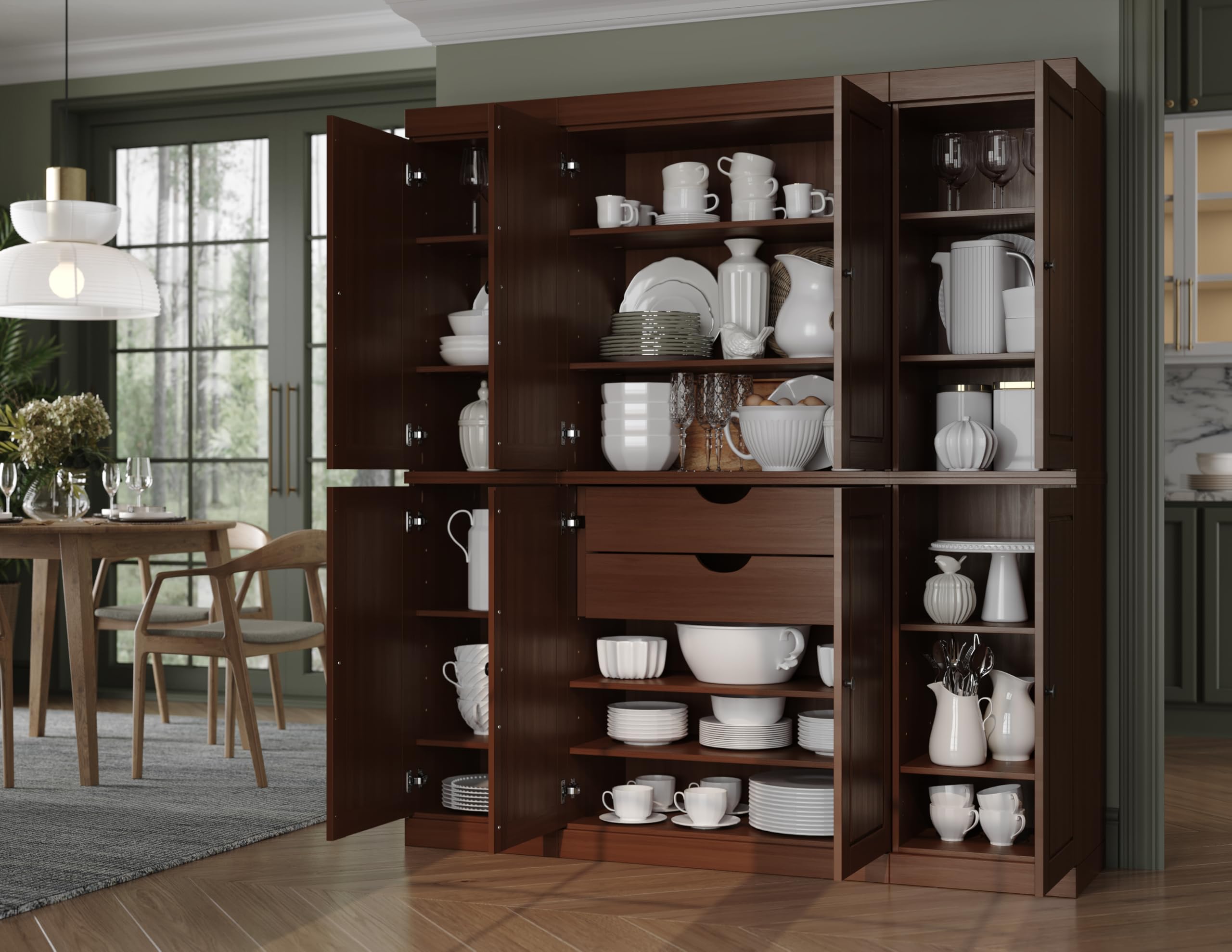 Palace Imports Solid Wood Storage Cabinet