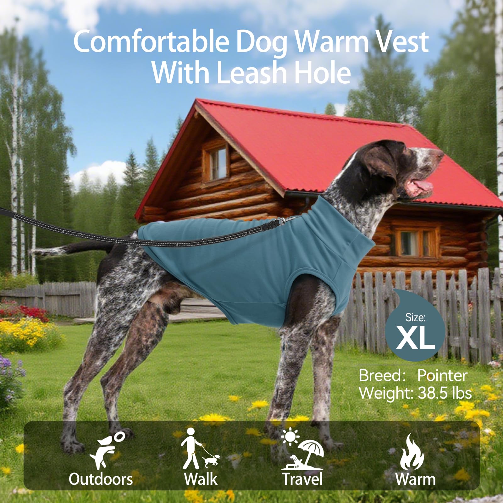 Hundepullover mit Rollkragenpullover, für den Winter, Herbst, Hundekleidung, Mantel für Hunde, Jungen und Mädchen, Haustier-Sweatshirt, Fleece-Weste für Labrador Retriever, Australischer