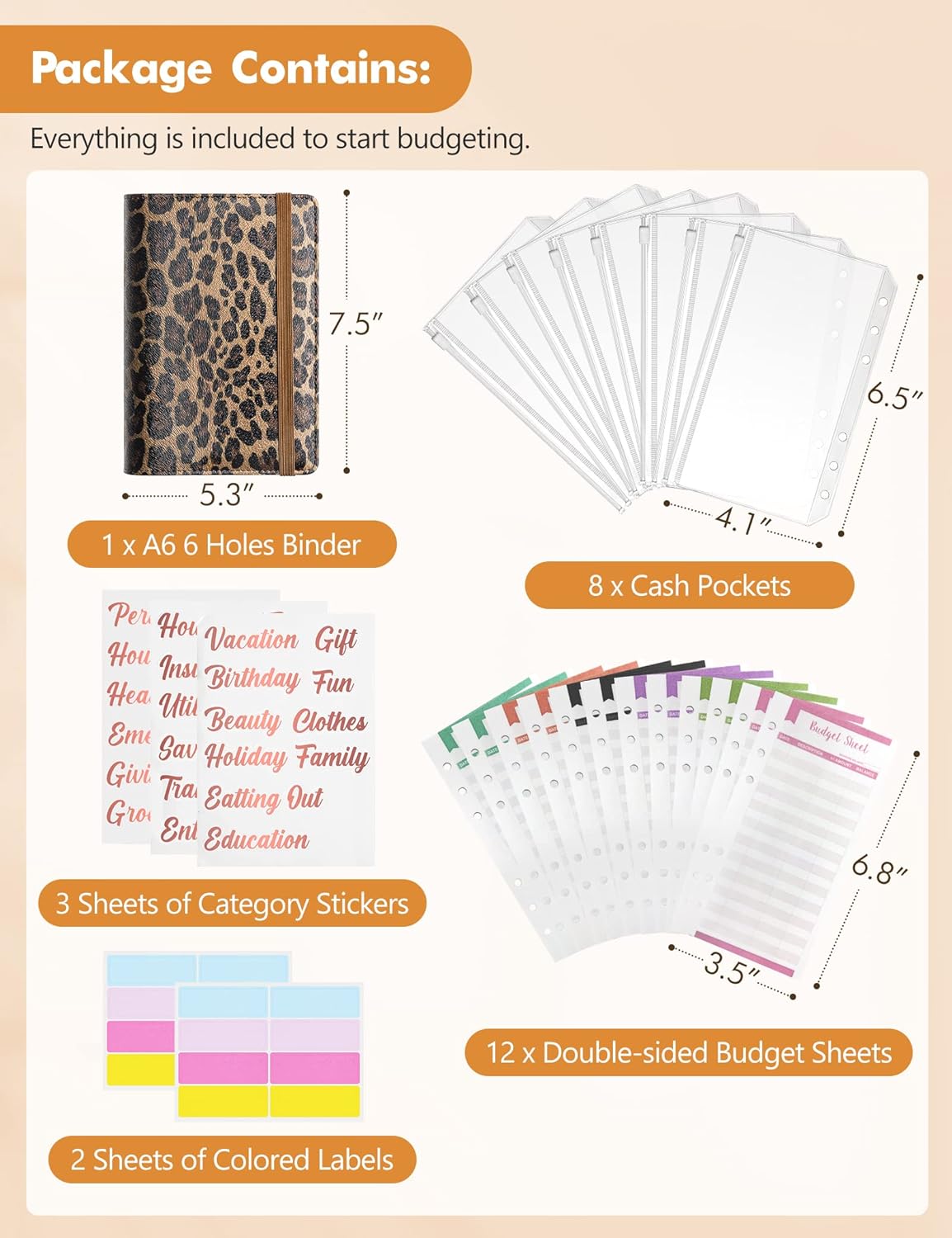 Unleash Your Savings: A Review of the A6 Leopard Budget Binder