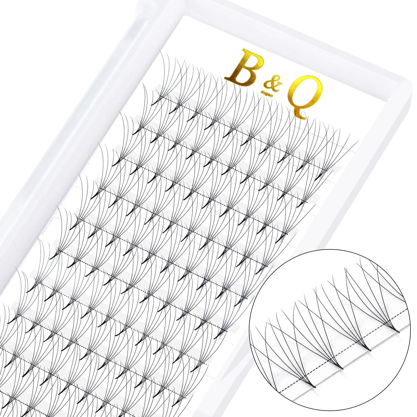 5D-C-0.10-11 Ready-to-Eyelashes Fan Pointed Base Eyelash Extensions 3D 4D 5D 6D 10D Eyelash Extension 0.05 0.07 0.10 Volume Eyelashes B&Q Eyelashes C D Curl Black (5D-0.10.10.10.10.10.110 110 mm)