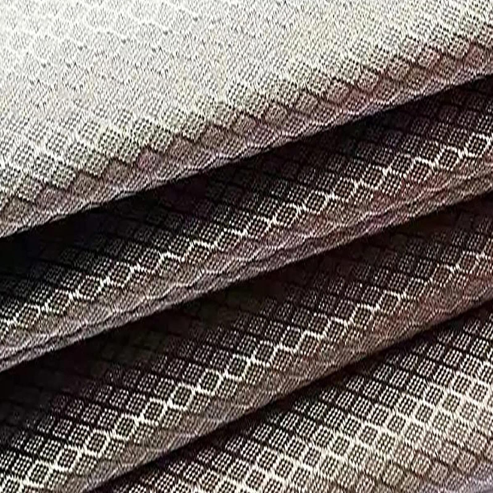 Tissu de Blindage RF, Matériau Protection Contre Les Radiations RFID, EMF Faraday Cage Faraday RF Brouilleur d'onde Cage de Faraday Maison, Ordinateur,silver-10m