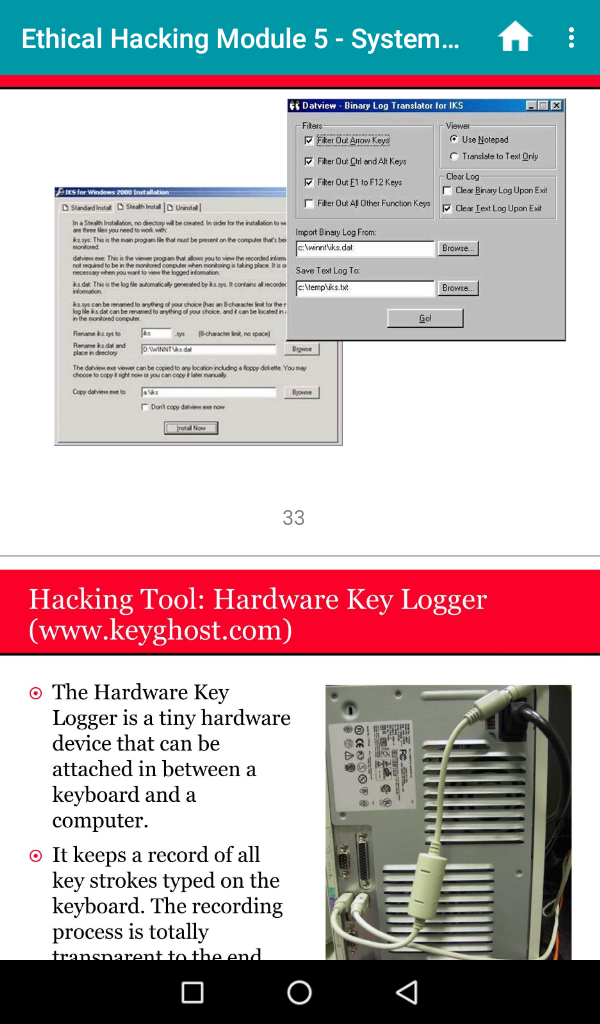 Ethical Hacking Module 5 - System Hacking - App on Amazon Appstore