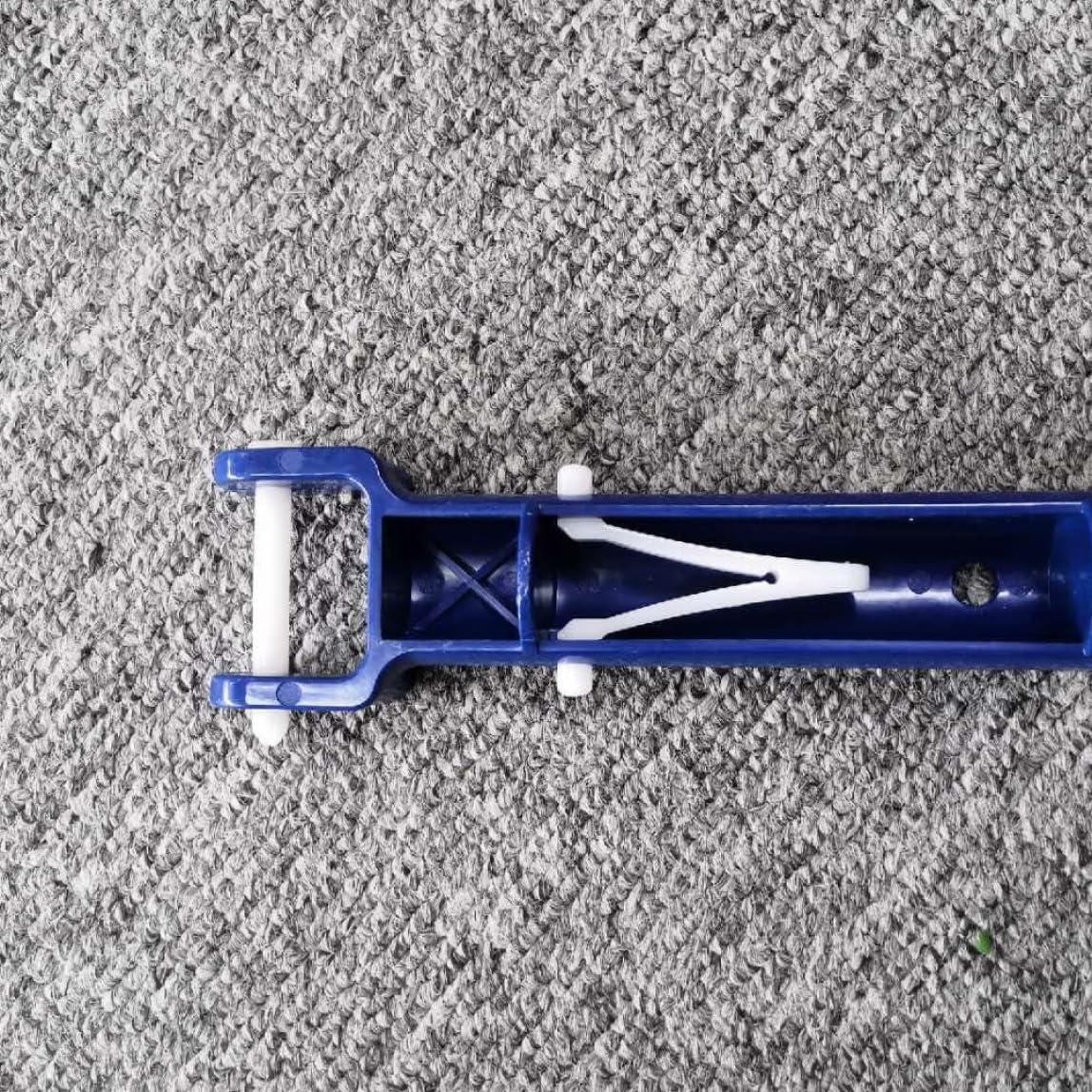 Poignée de tête d'aspirateur de Piscine Bleue 4 pièces avec Clip en V, Accessoire Remplacement