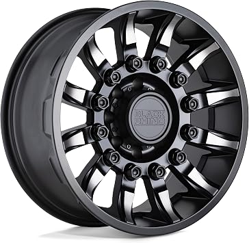 Black Rhino Hard Alloys BRMSN 17X8.5 5X5.0 M-BLK-MCH-DDT 0MM - 1785MSN005127M71