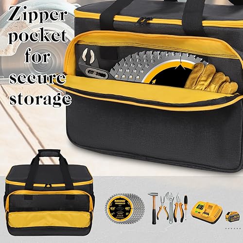 Miniatura 3 de Bolsa de transporte para sierra circular DEWALT 20V MAX DCS391B/DCS565B, estuche de almacenamiento para sierra circular DEWALT 20V MAX