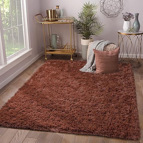 Miniatura 3 de Terrug - Alfombras de área supersuaves de estilo moderno para dormitorio, sala de estar, habitación, decoración de interiores del hogar cómoda