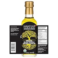 Vista 2 de Sabatino Tartufi Sabatino, aceite de trufa negra orgánica, sabor a trufa negra orgánica, 3.4 onzas