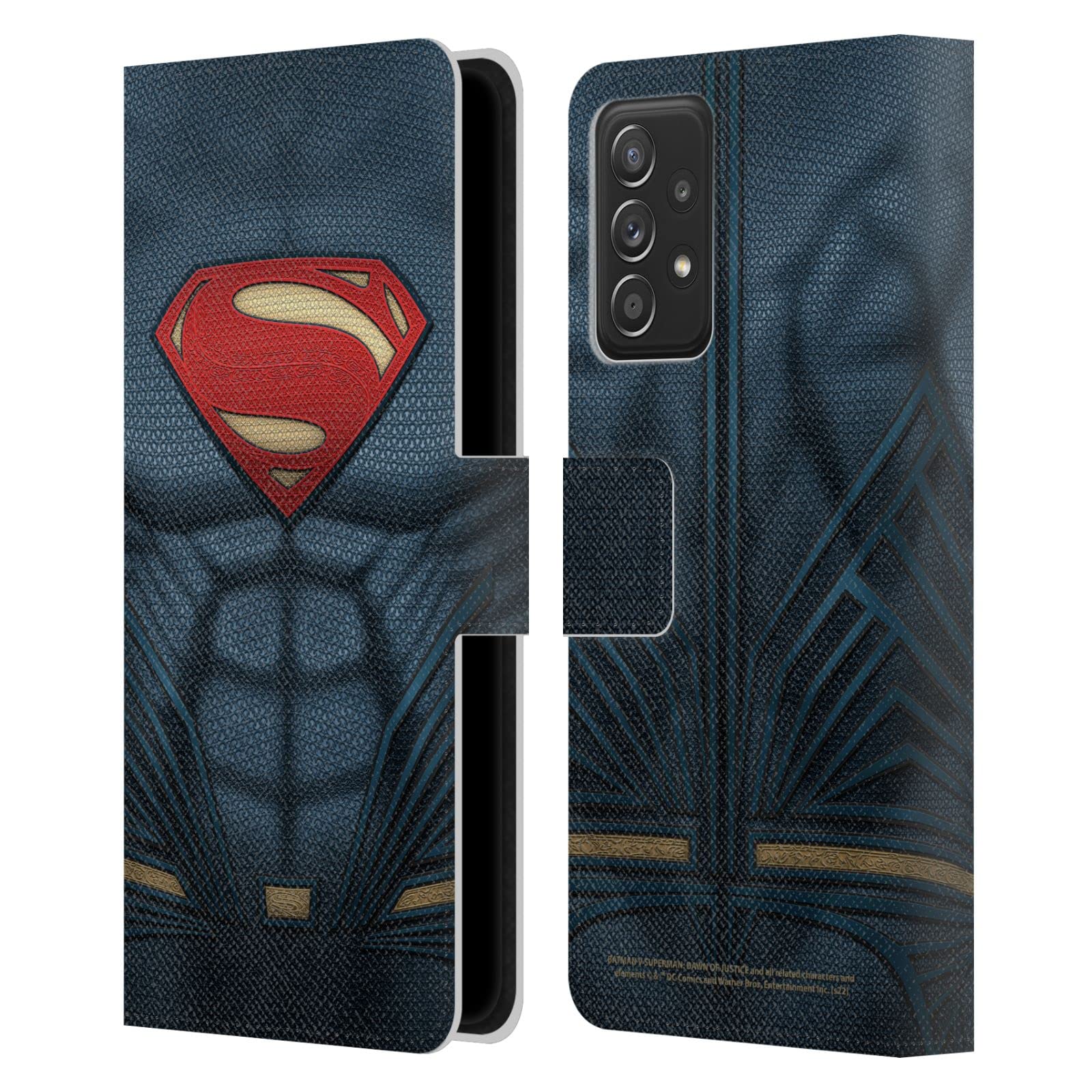 Étui Superman Galaxy A52 Head Case Designs en cuir - 7