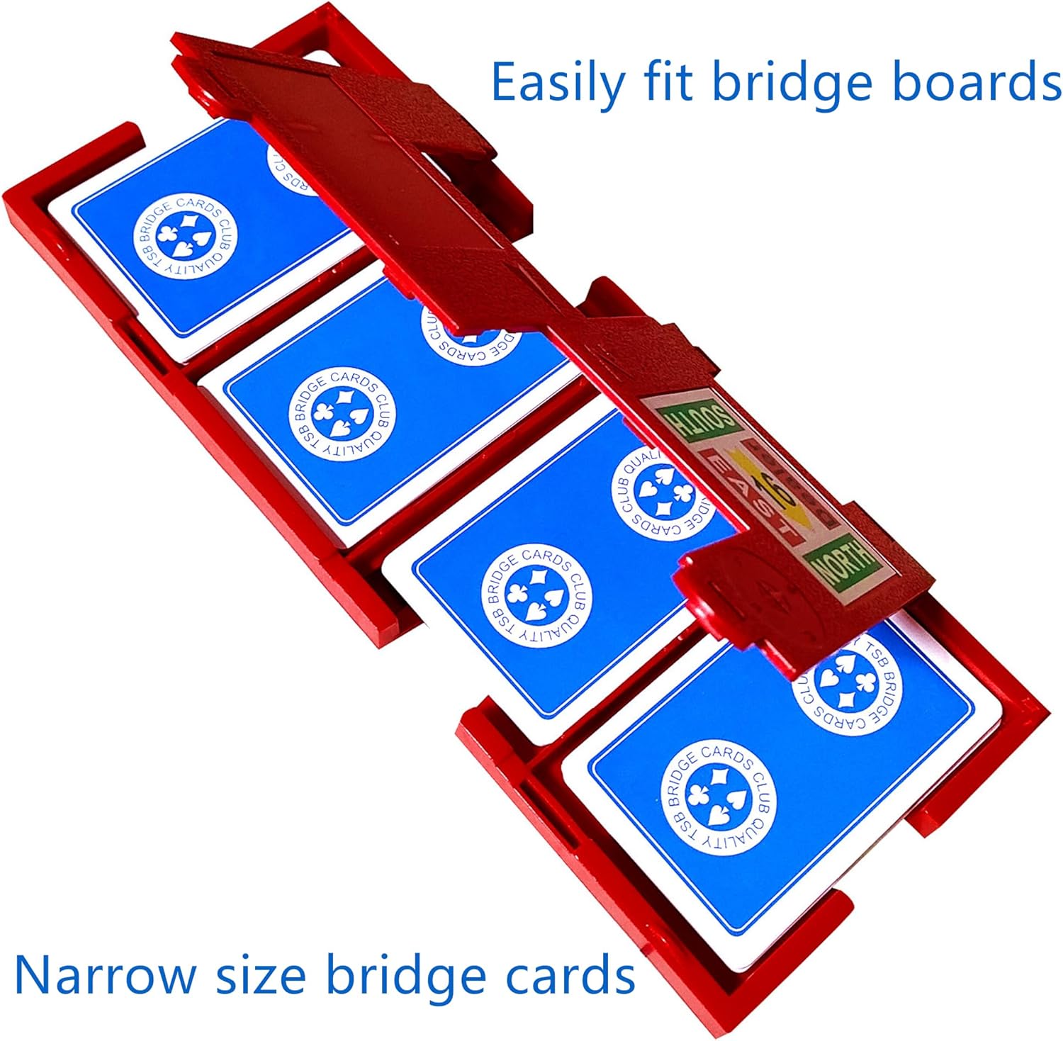 TSB Standard Print Bridge Cards Pack of 12 Decks - 6 Colors Bridge Playing Cards - Easy Storage (2 Red 2 Blue 2 Purple 2 Grey 2 Green 2 Yellow Regular)