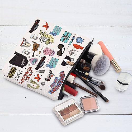 Miniatura 4 de G2TUP Johnny 80's película regalo hacha cara cremallera bolsa agua fans maquillaje accesorios bolsa, Bolsa de maquillaje F, 4