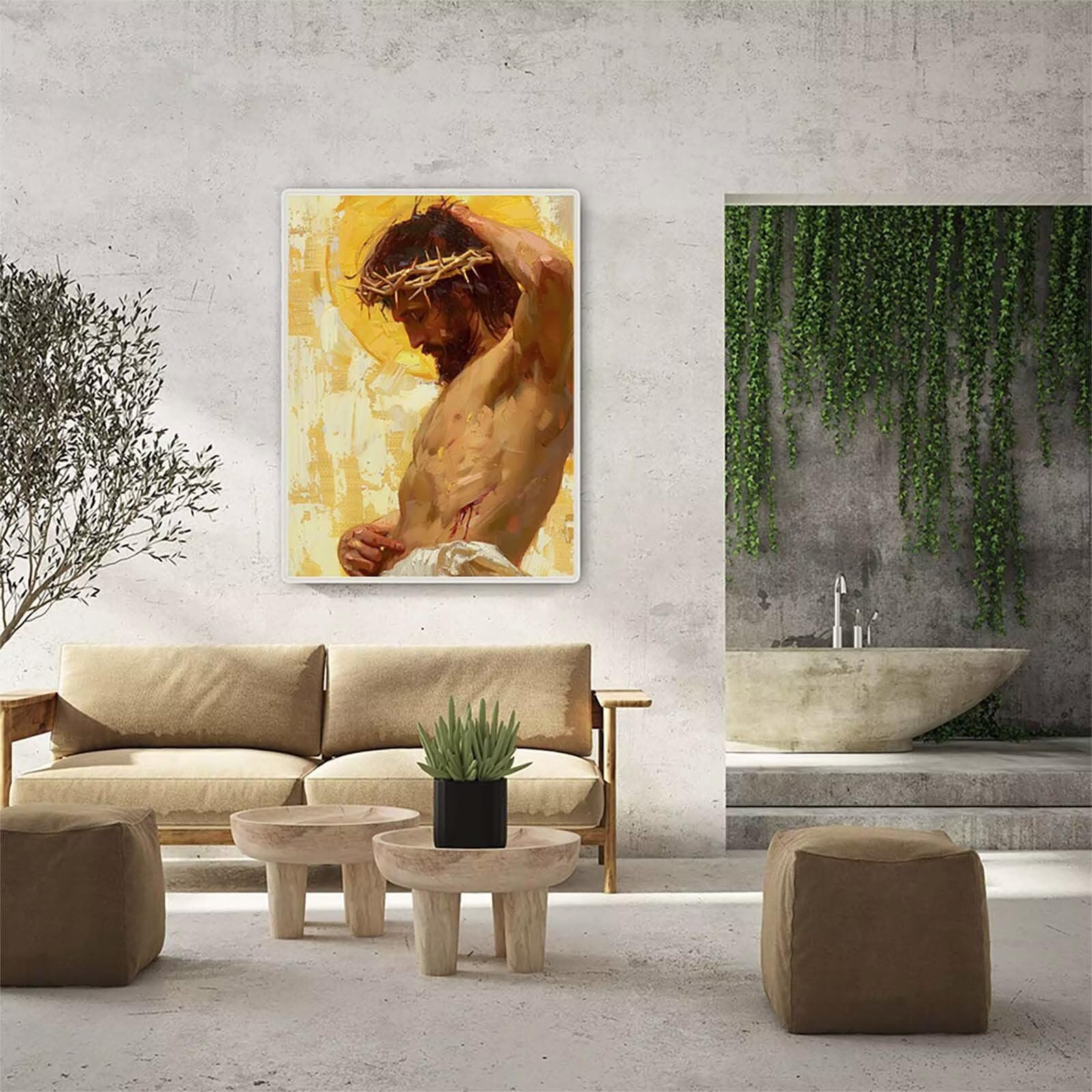 Uomo Diamond Painting Adulti 90x120cm, 5D Diamond Painting Kit 0-1936