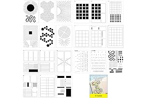 The Ultimate Bullet Journaling Stencils for A5 Planners