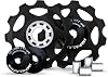 Impalapro Bike Set of 2 11T Jockey Wheel - Pulley Wheel for Derailleurs for Bikes Ultralight and Durable with Ceramic Bearing for MTB or Road Bike - Derailleur Pulley - Shimano Derailleur