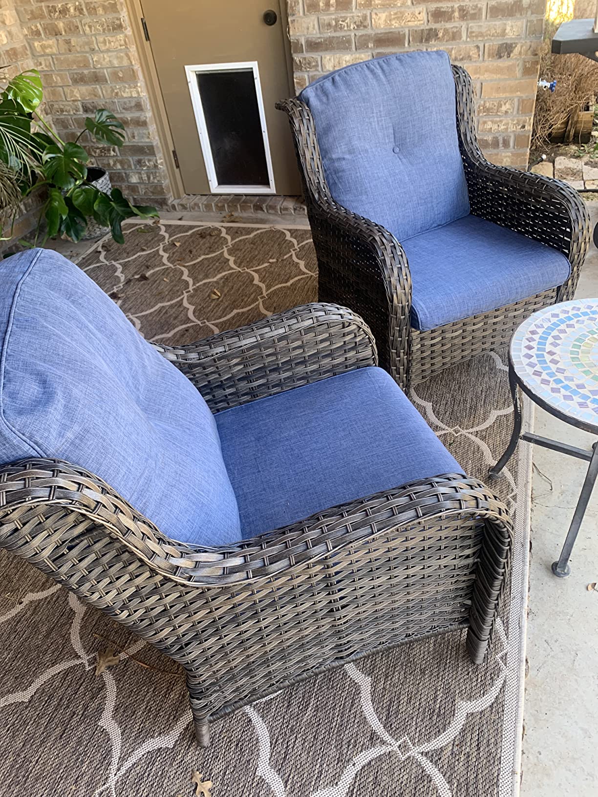 83/mo Finance Joyside Patio Furniture Set 5Piece Wicker Outdoor