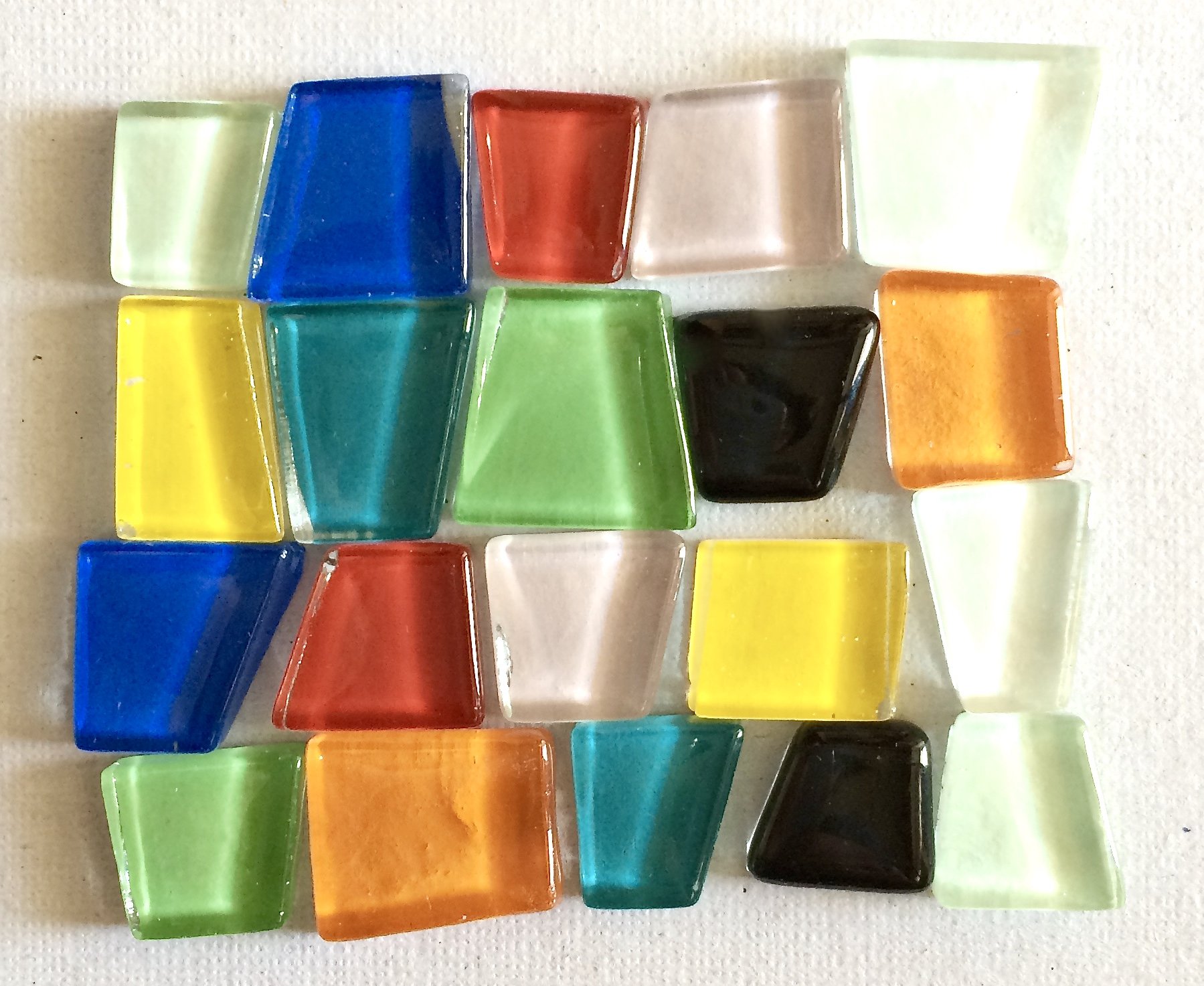 Sai Mosaic Art Pre-Cut Glass Mosaics Multicolour 200 GMS-image-49