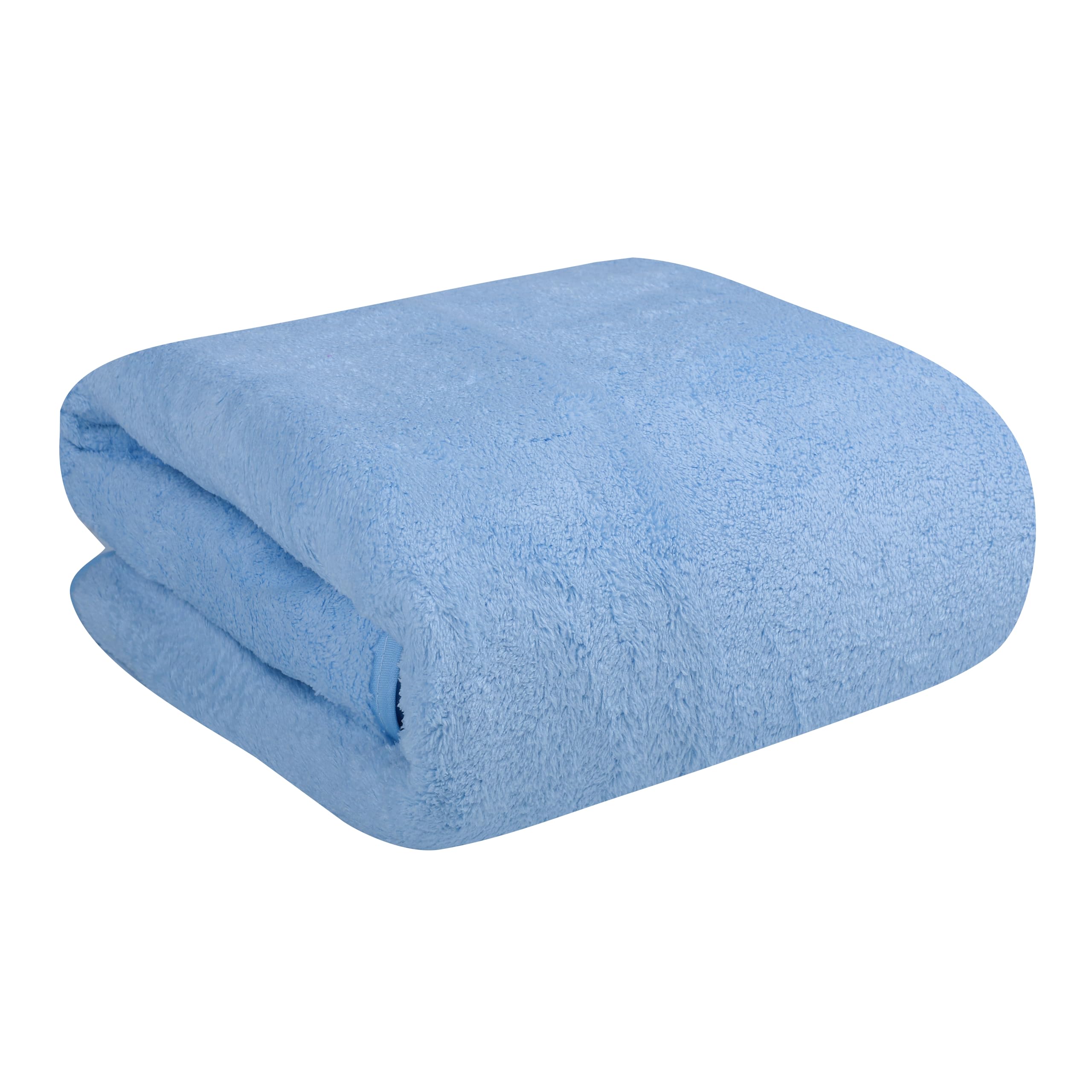Fezora® Large Bath Towels for Men & Women | Microfiber Bath Towel | Soft, Absorbent, Quick-Dry Towel(Pack of 1, Blue)
