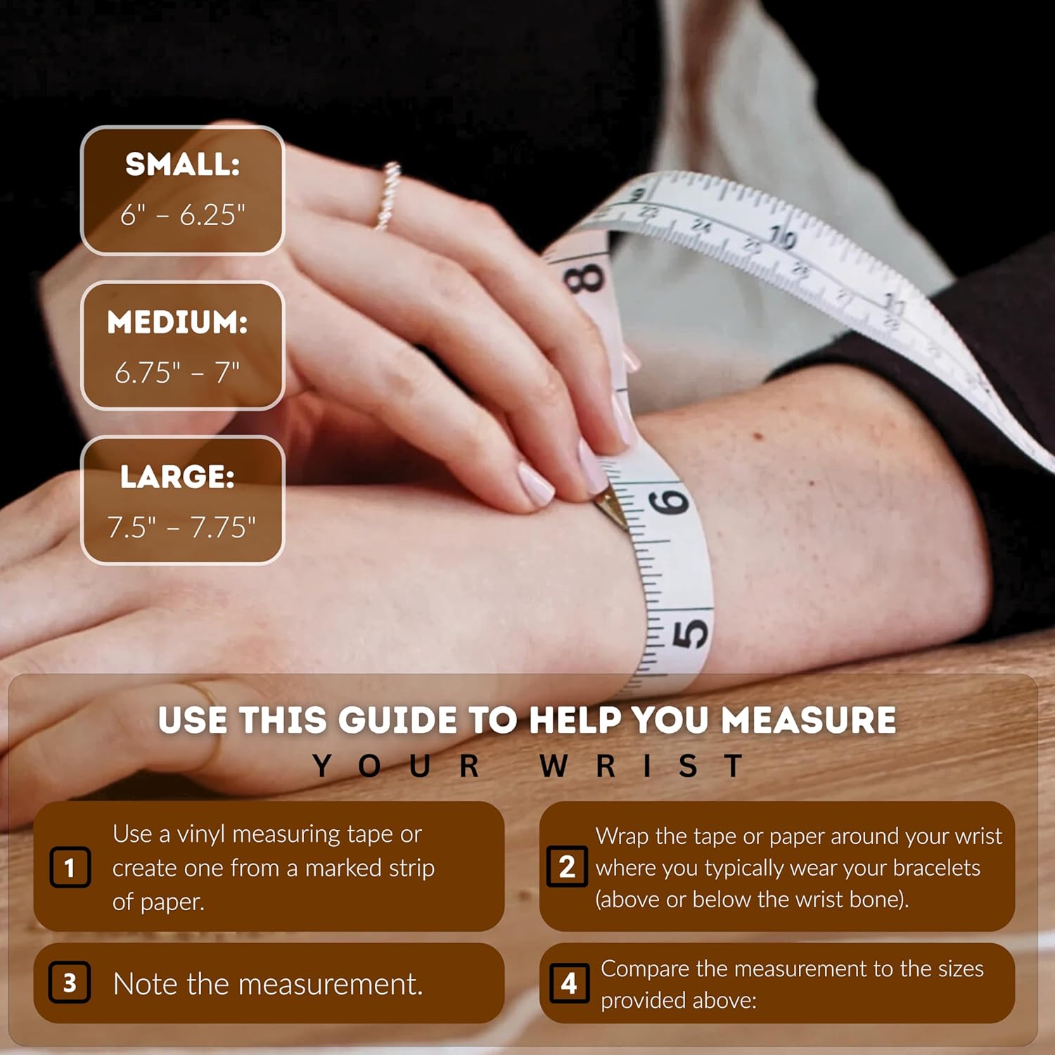 Cherry Tree Collection – Handmade Crystal Bracelets with Black Obsidian, Tiger’s Eye and 6 Other Gemstones for Men & Women – 8mm Beaded Bracelet for Healing, Protection & Positive Energy–Sizes S/M/L - Image 5