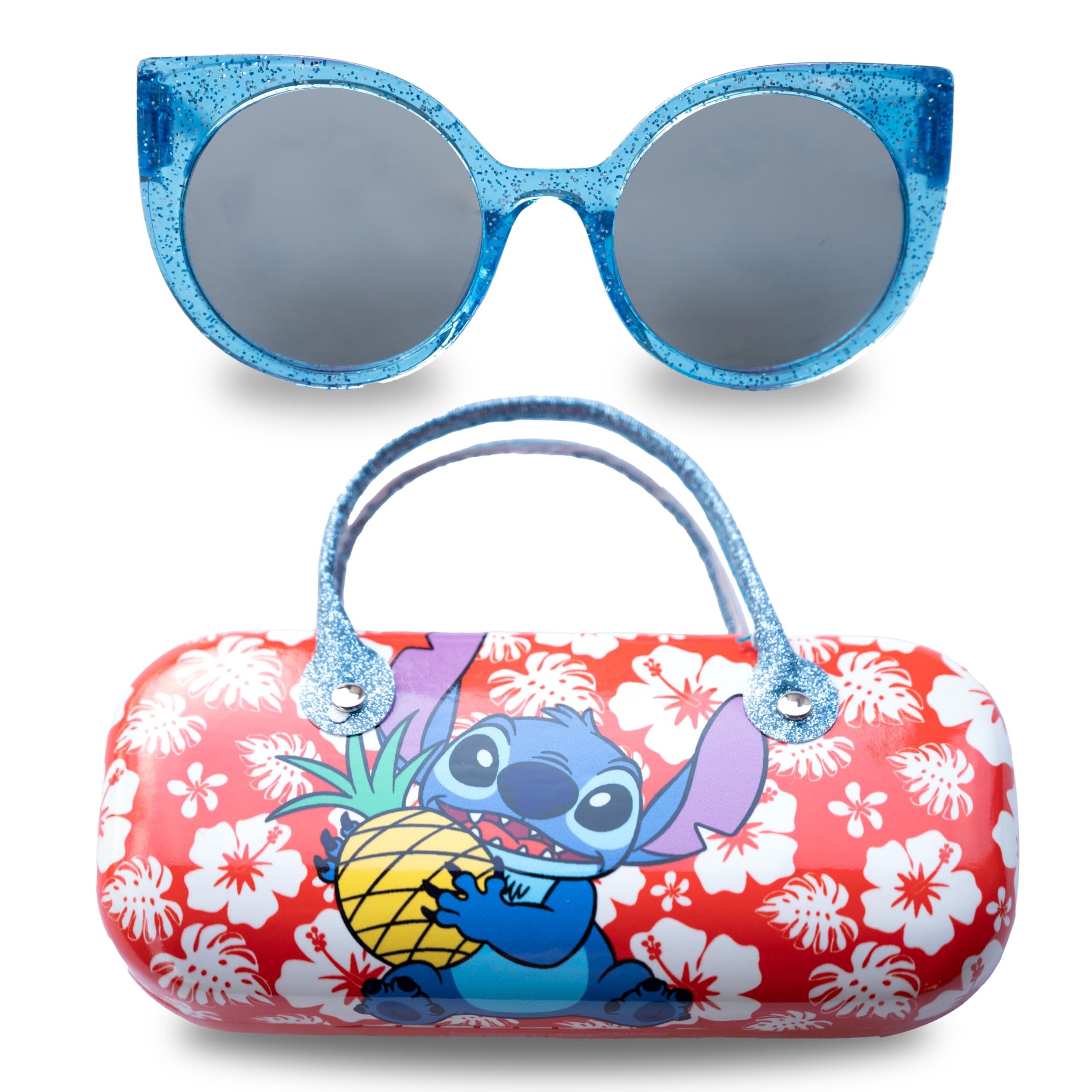 DisneyLilo and Stitch Girls Sunglasses and Glasses Case for Kids Toddler  Sunglasses for Girls Eyewear and Case