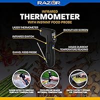 Vista 2 de Termómetro infrarrojo Razor con sonda instantánea para alimentos