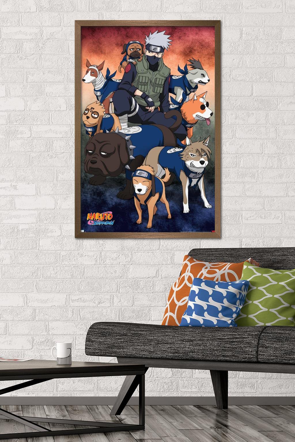Amazon.com: Naruto Shippuden - Kakashi Ninja Hounds Wall Poster