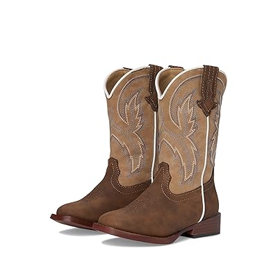 Roper Kids Eastwood (Toddler/Little Kid) Cowboy Boots Brown