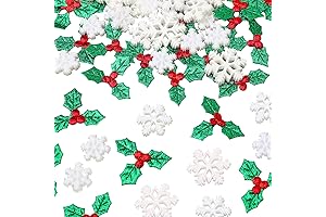 Tiny Resin Snowflake Decorations, Christmas Tree Embellishment