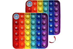 Alphabet and Number Fidgety Pops: Learning and Sensory Toy