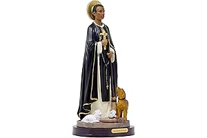 12" Resin Saint Martin de Porres Statue