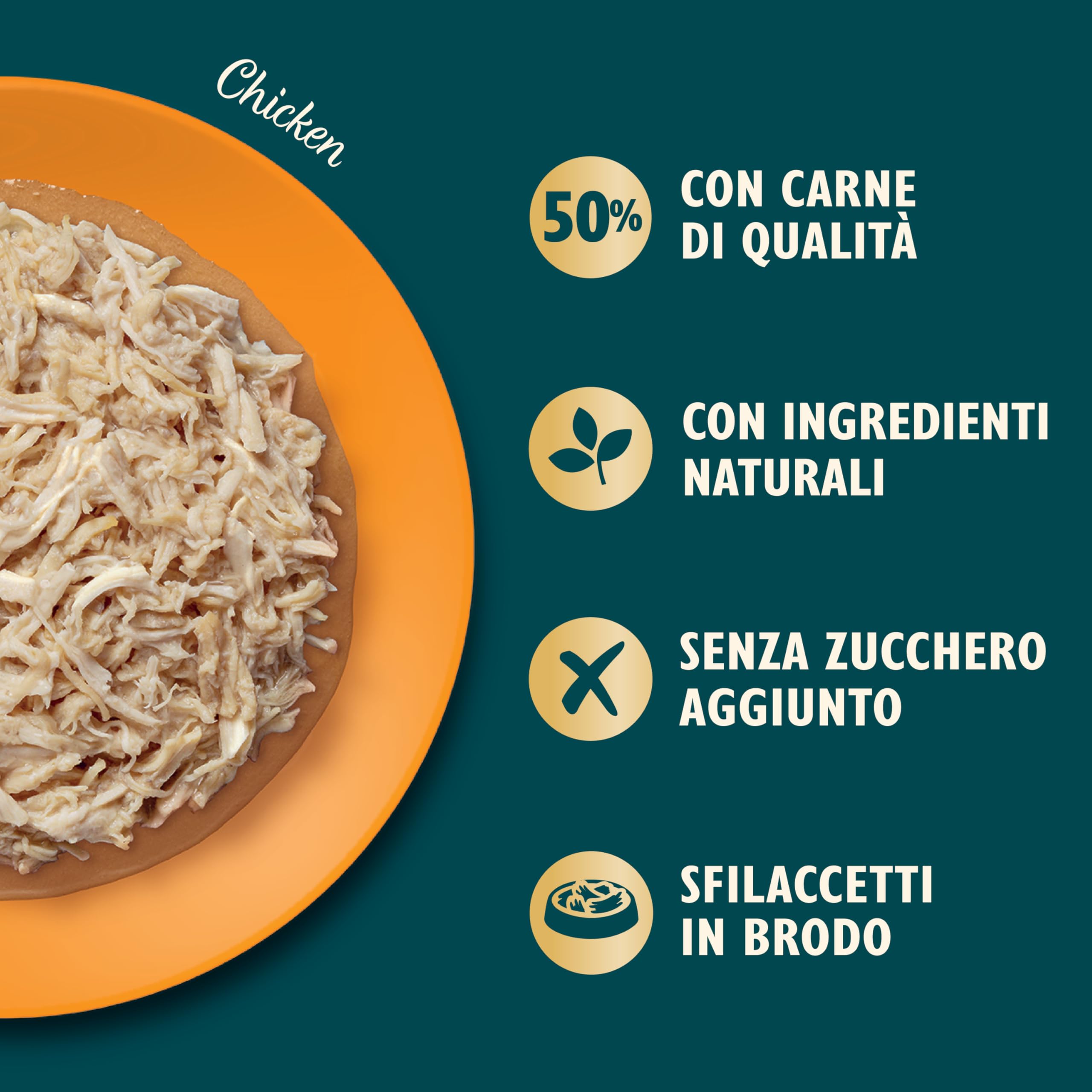 Lily's Kitchen Confezione Mista Filetti Sfilacciati in Brodo per Gatti – Cibo Umido Naturale, Senza Cereali (6 x 8 x 70 g)