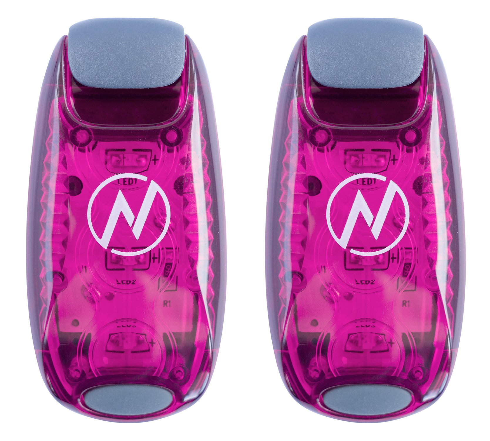 Running Belts Pink: Apace Vision LED Safety Light (2 Pack) with Bonus Items – Clip On Strobe / Running Lights for Runners, Dogs, Bikes, Walking and More