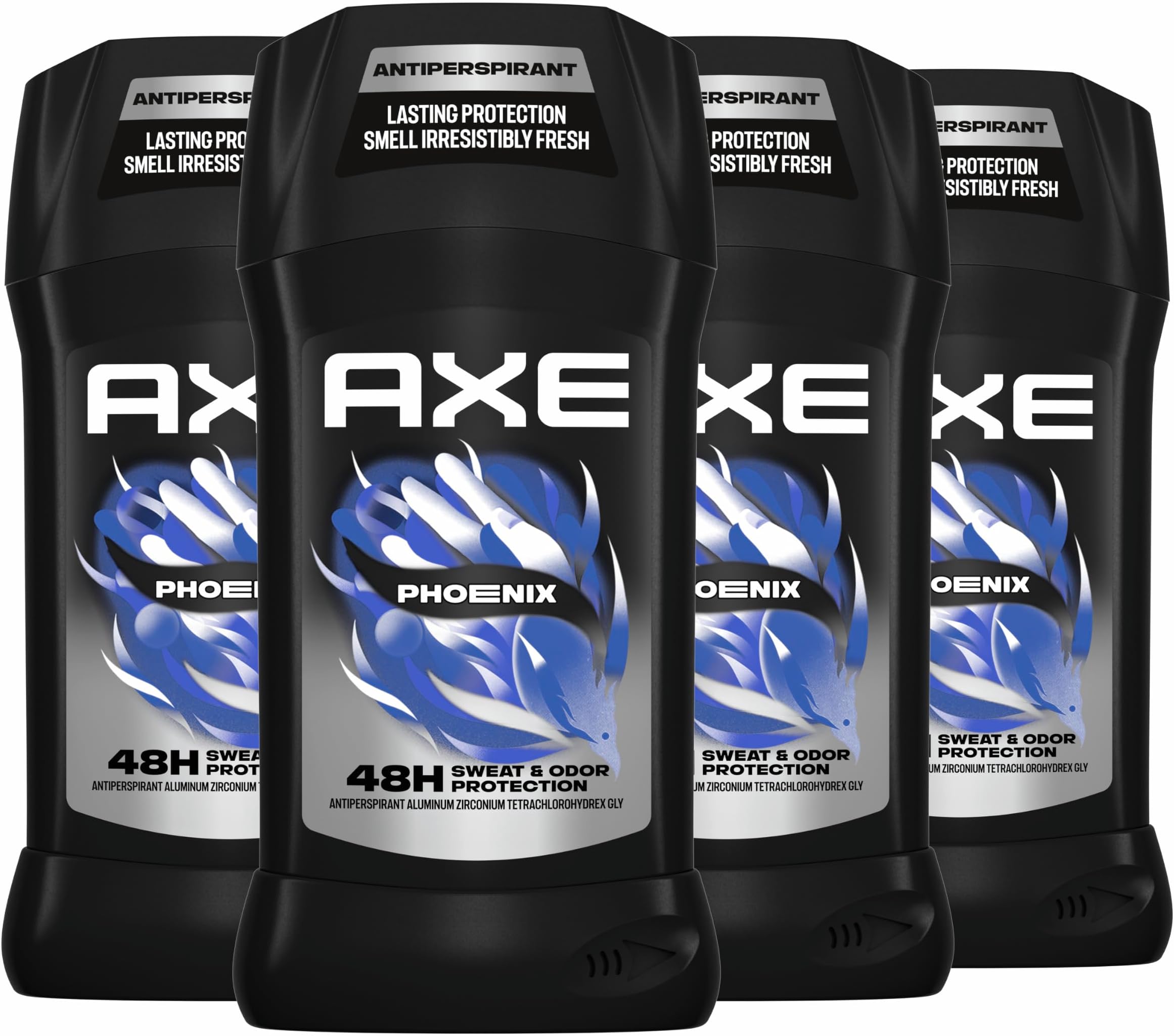Antiperspirant Phoenix 4PK 48H Sweat & Odor Protection 4 Pack 2.7 oz | For nights out, Helps stay fresh & confident, With 48H protection, Mint & rosemary scent