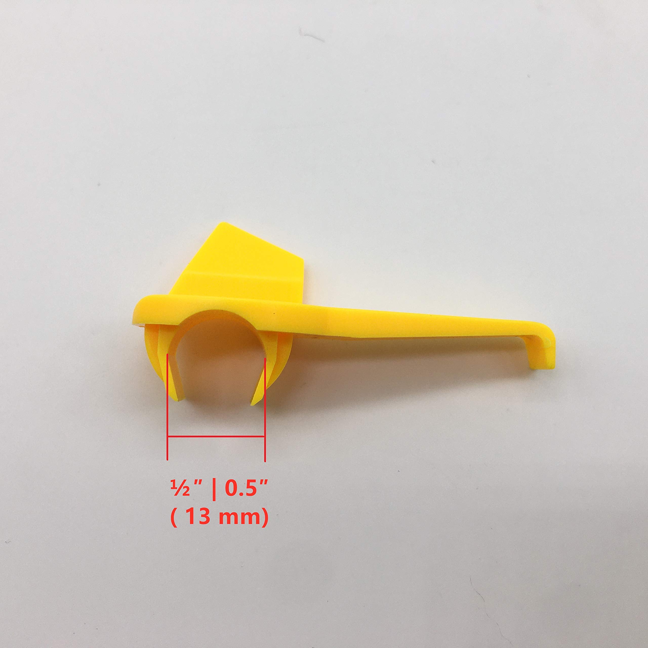 Caso 2 envases, 6Pairs / Paquete, Cambiador de neumáticos inserción de plástico | Rueda de Nylon Protector de llanta de Montaje Desmontar la Cabeza, 13YKM|Amarillo|