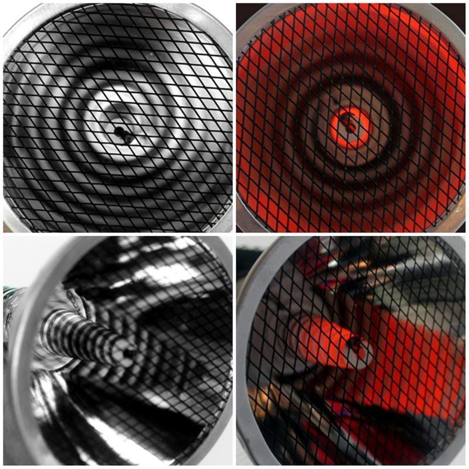 Chauffe-mains Chauffage rapide Reptile infrarouge lointain chauffage lampe Sun Dome Lampe Reptile Terrarium Tortue Lézard lumière chaude lampe en céramique (Color : 60w)