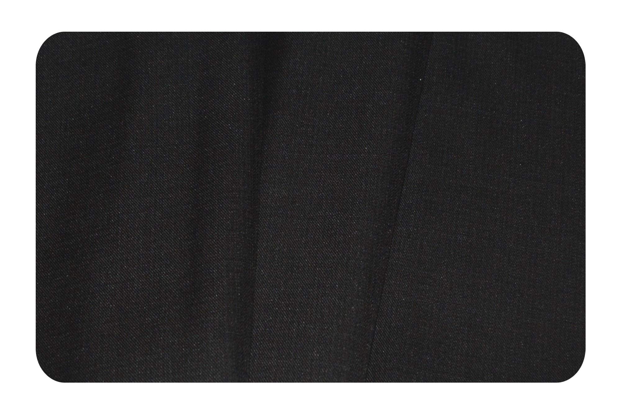 GRADO Men's Poly Viscose Solid 1.30 m Unstitched Trouser Fabric (Free Size)