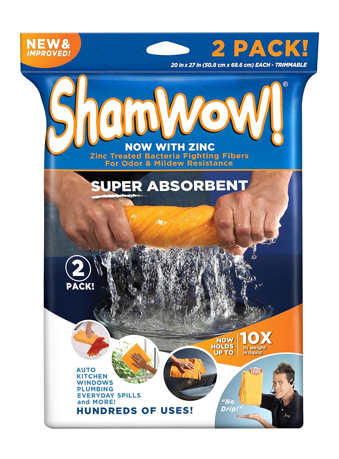Allstar Innovations ShamWow New & Improved Super Absorbent