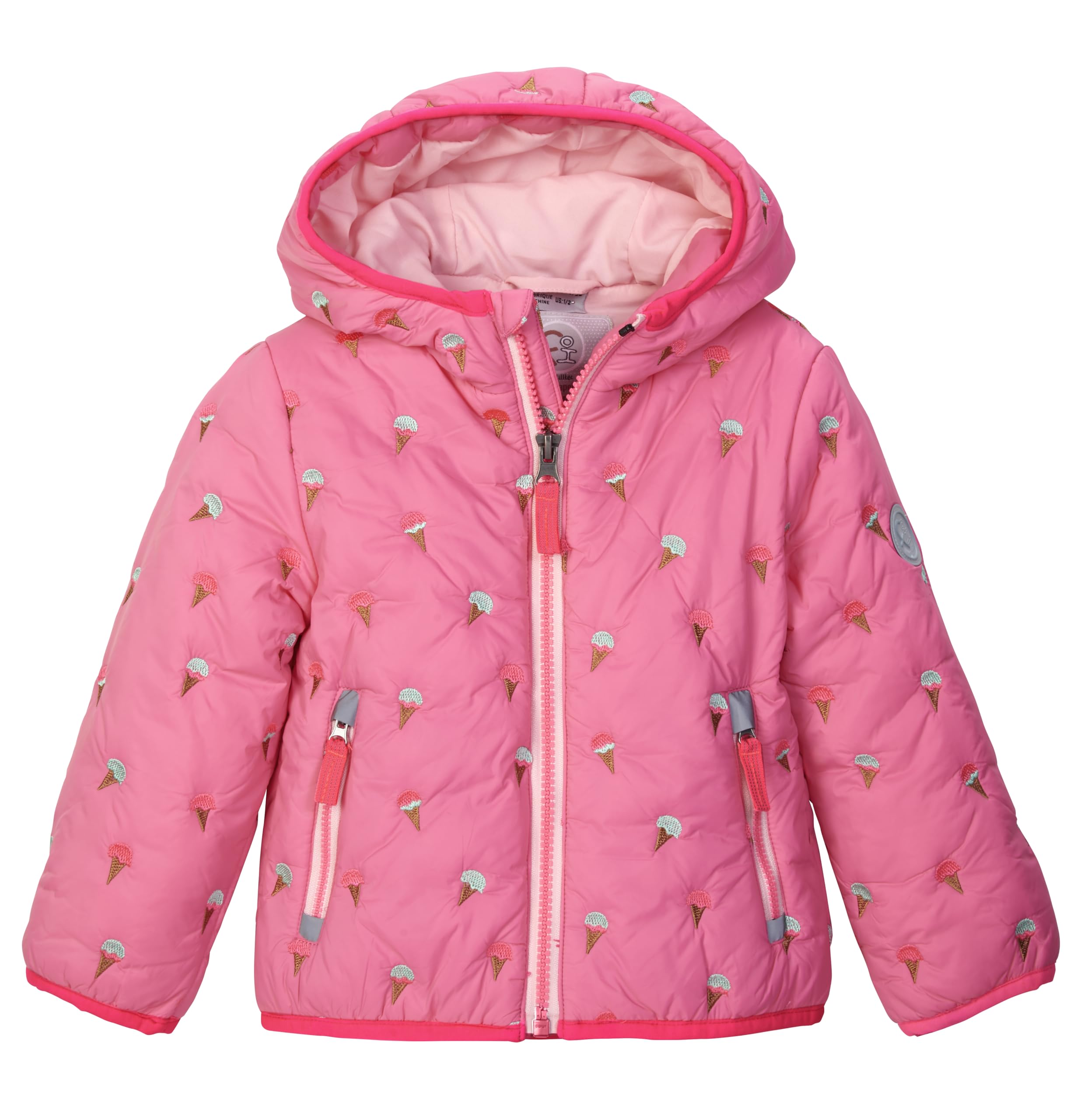 first instinct by killtec Unisex Baby Fios 17 Mns Qltd Jckt Wattierte Jacke mit 3D Effekt und Kapuze