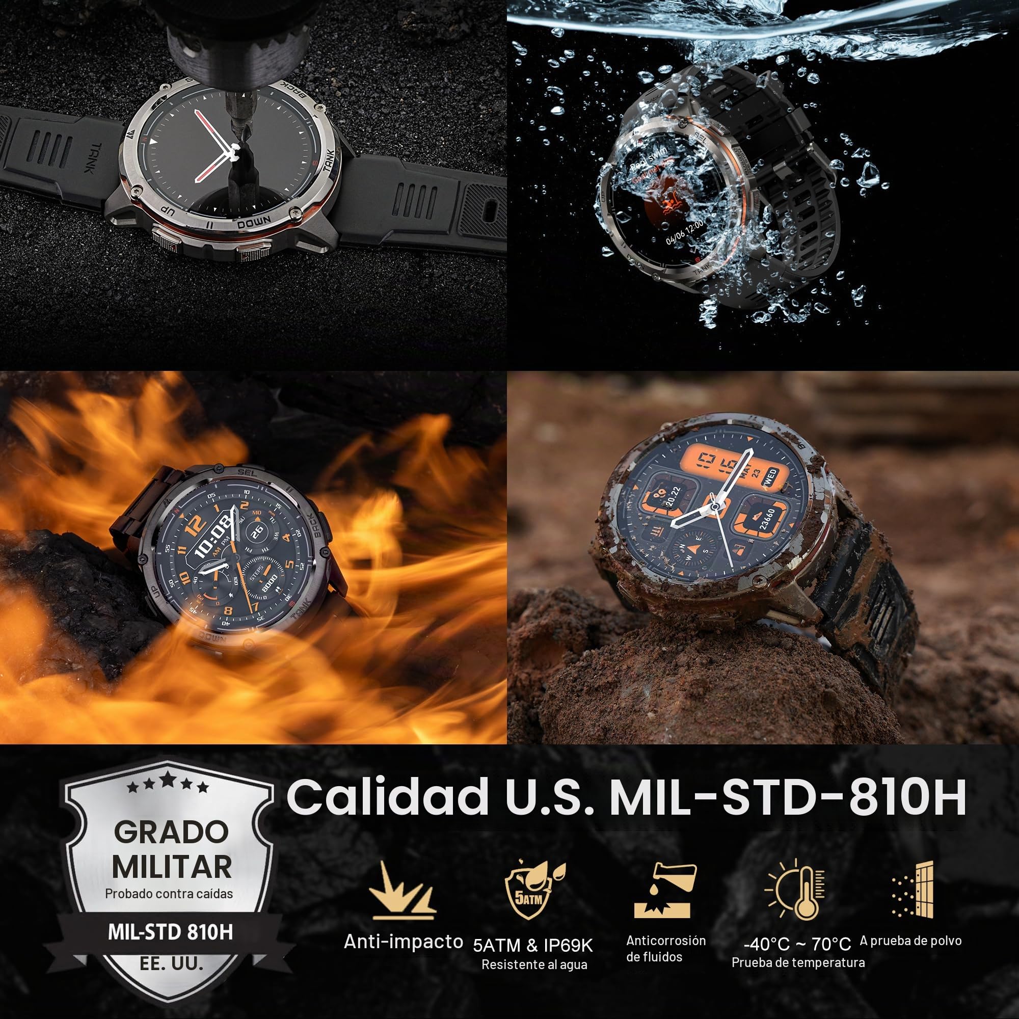 KOSPET Tank T3 Ultra 2 Reloj Inteligente Hombre