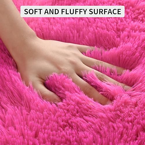 Miniatura 8 de Tepook Alfombra súper suave y esponjosa para dormitorio, alfombra moderna y lanuda para niños, para sala de estar, habitación de bebé, decoración